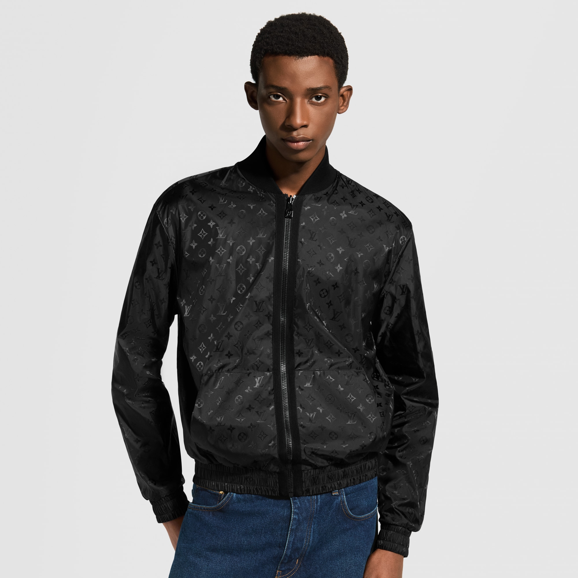 Monogram Reversible Light Bomber - Holiday Gifts for Him 1AGMFJ